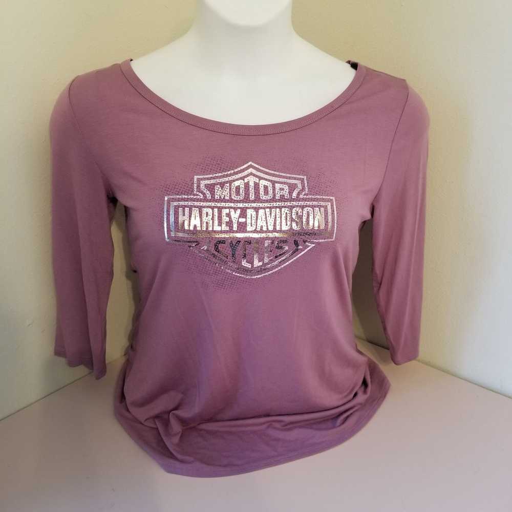 Harley Davidson Harley Davidson M Purple Stretch … - image 4