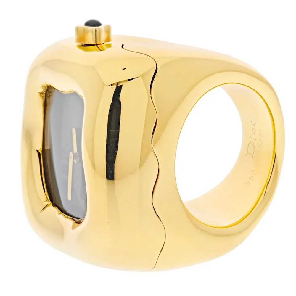 Dior 18K Yellow Gold Nougat Watch Cocktail Fashio… - image 3