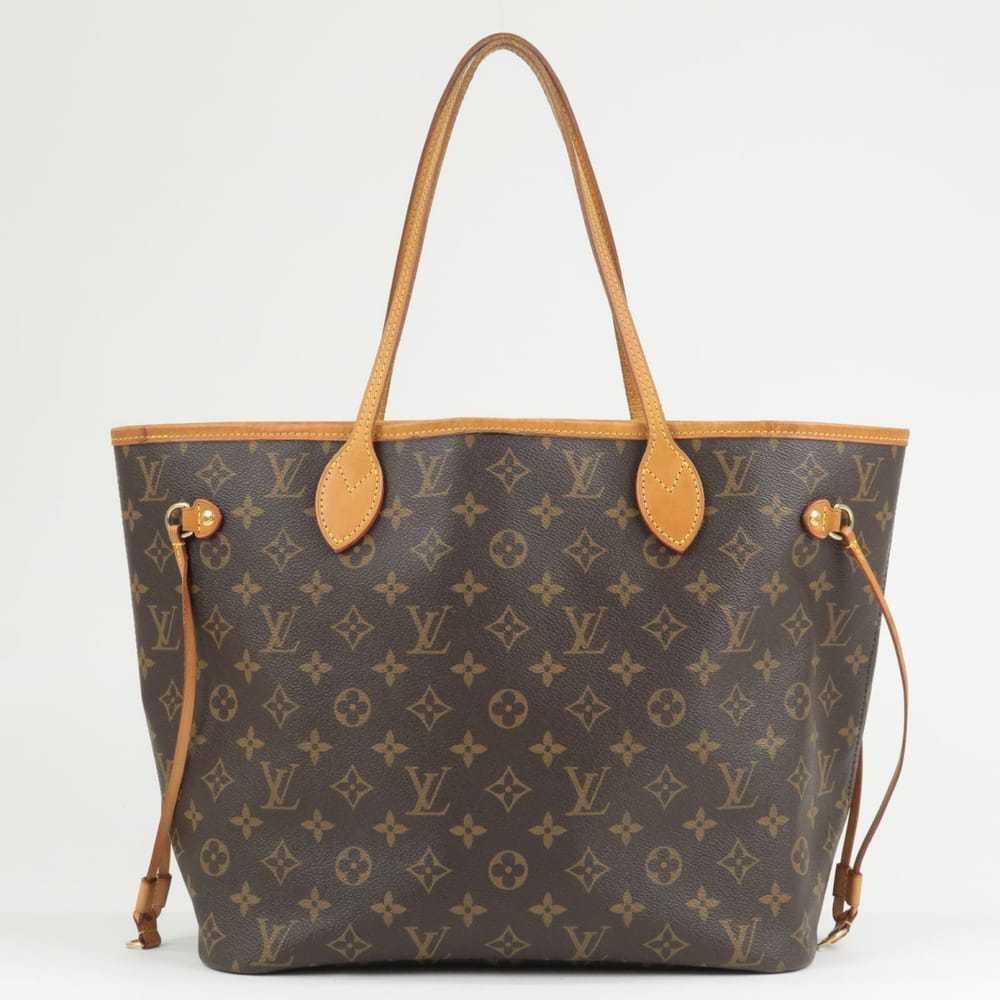 Louis Vuitton Neverfull leather handbag - image 5