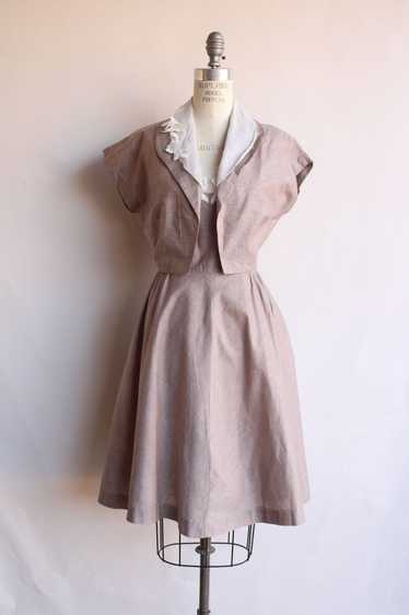 Vintage 1950s Martha Manning Dress With Jacket