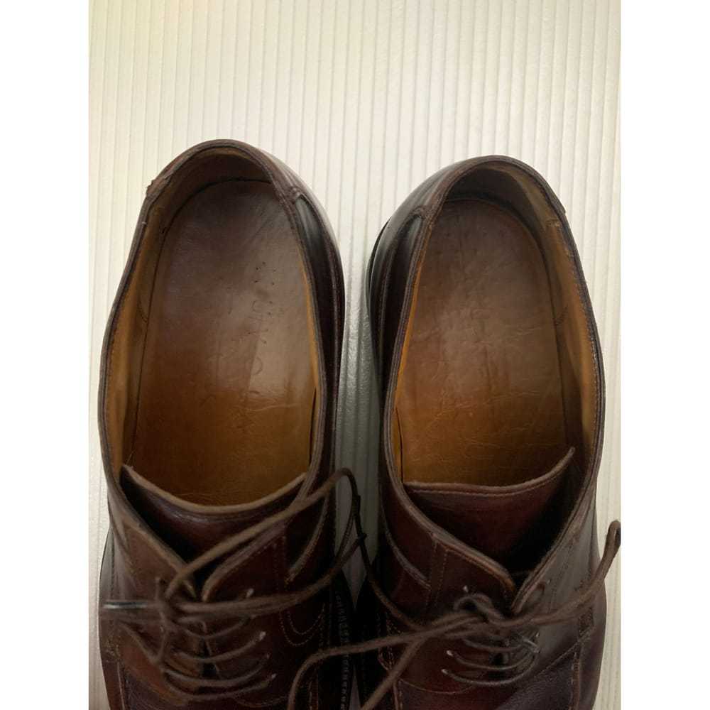 Santoni Leather lace ups - image 5