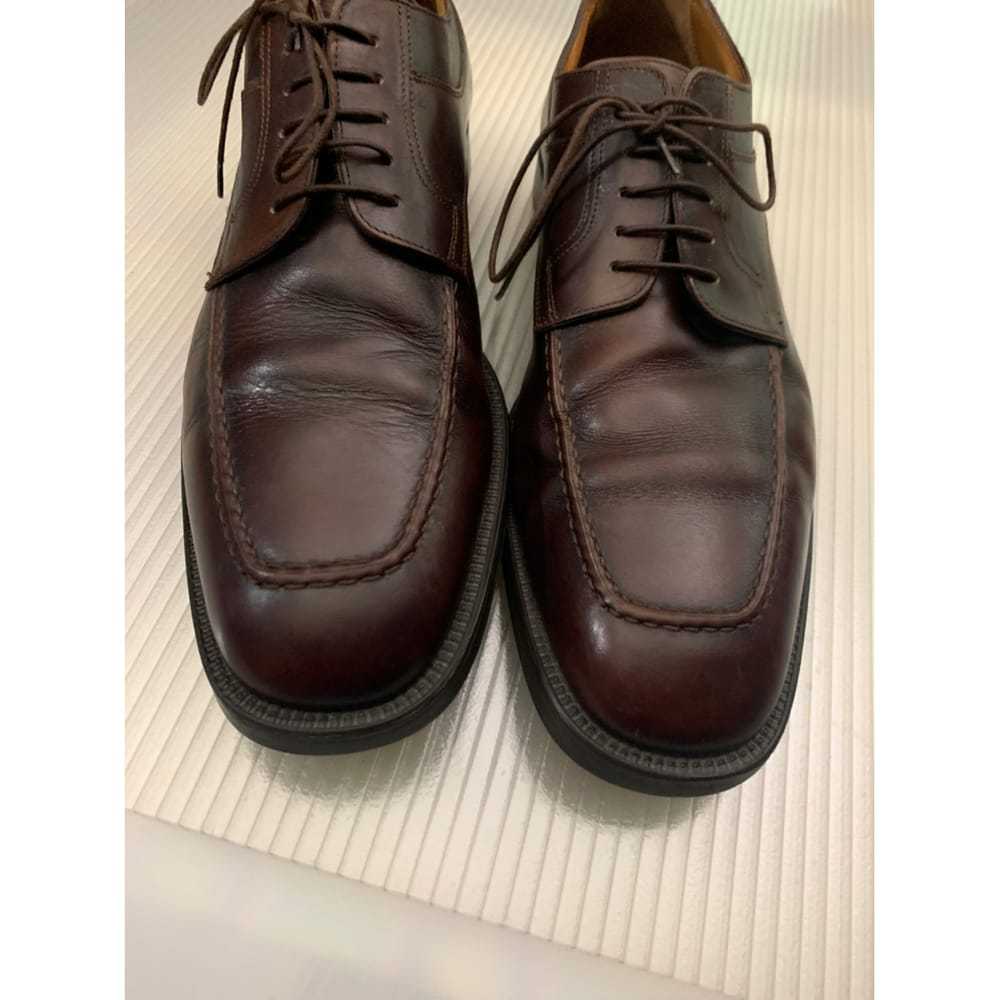 Santoni Leather lace ups - image 7