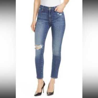 Frame FRAME Le High Skinny Busted Knee Ankle Jean… - image 1