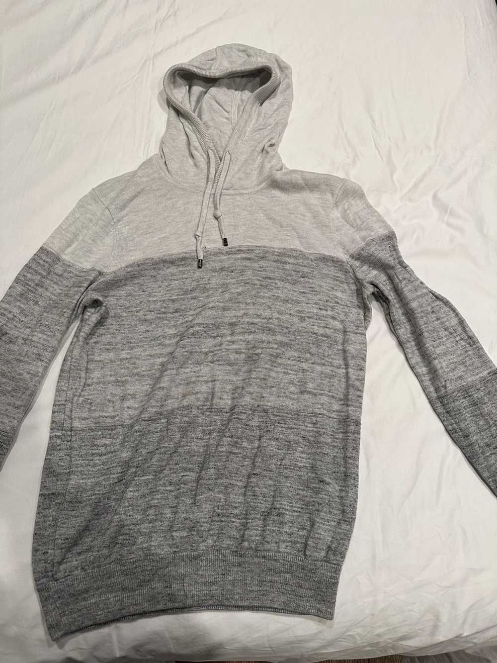 Vince Vince grey striped classy hoodie - image 1