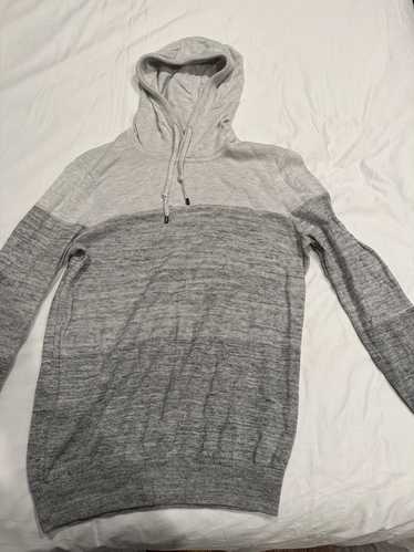 Vince Vince grey striped classy hoodie