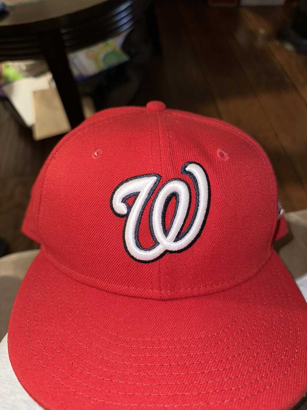 New Era Washington Nationals Fitted Hat 7 1/4 - image 1