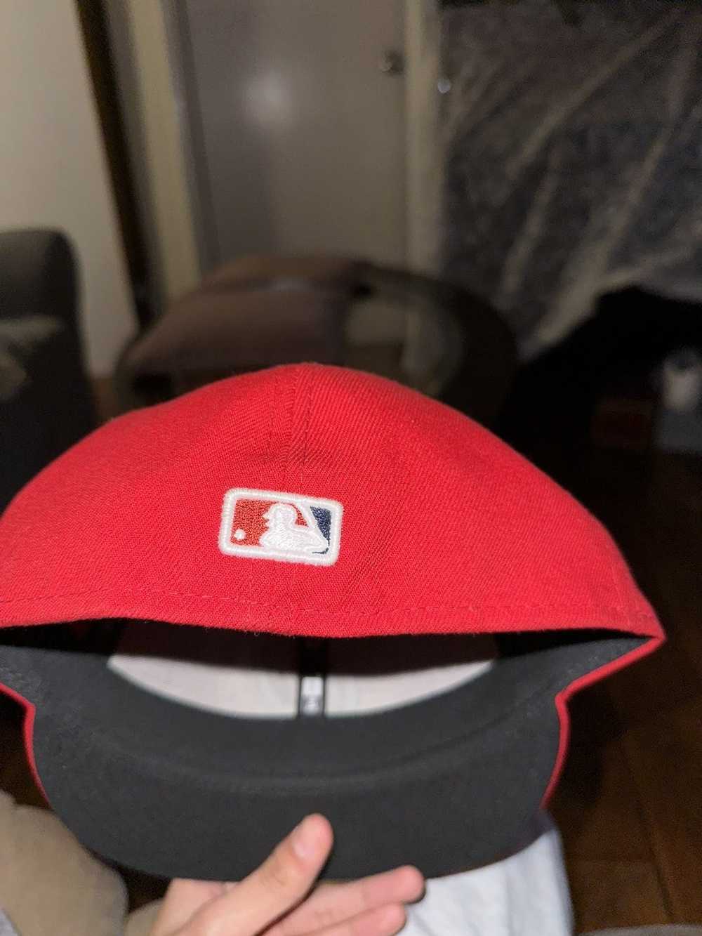 New Era Washington Nationals Fitted Hat 7 1/4 - image 3