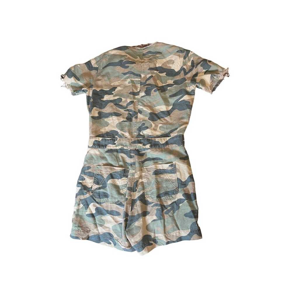 Mother Denim MOTHER The Fixer cut Camo Romper Dis… - image 2