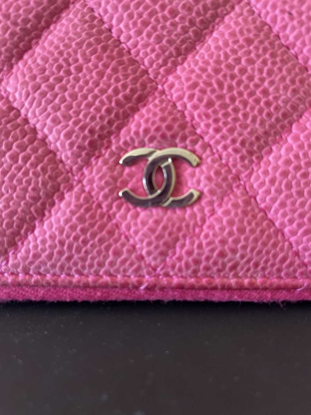 Chanel Chanel Caviar Quilted CC Large Gusset Zip … - image 2