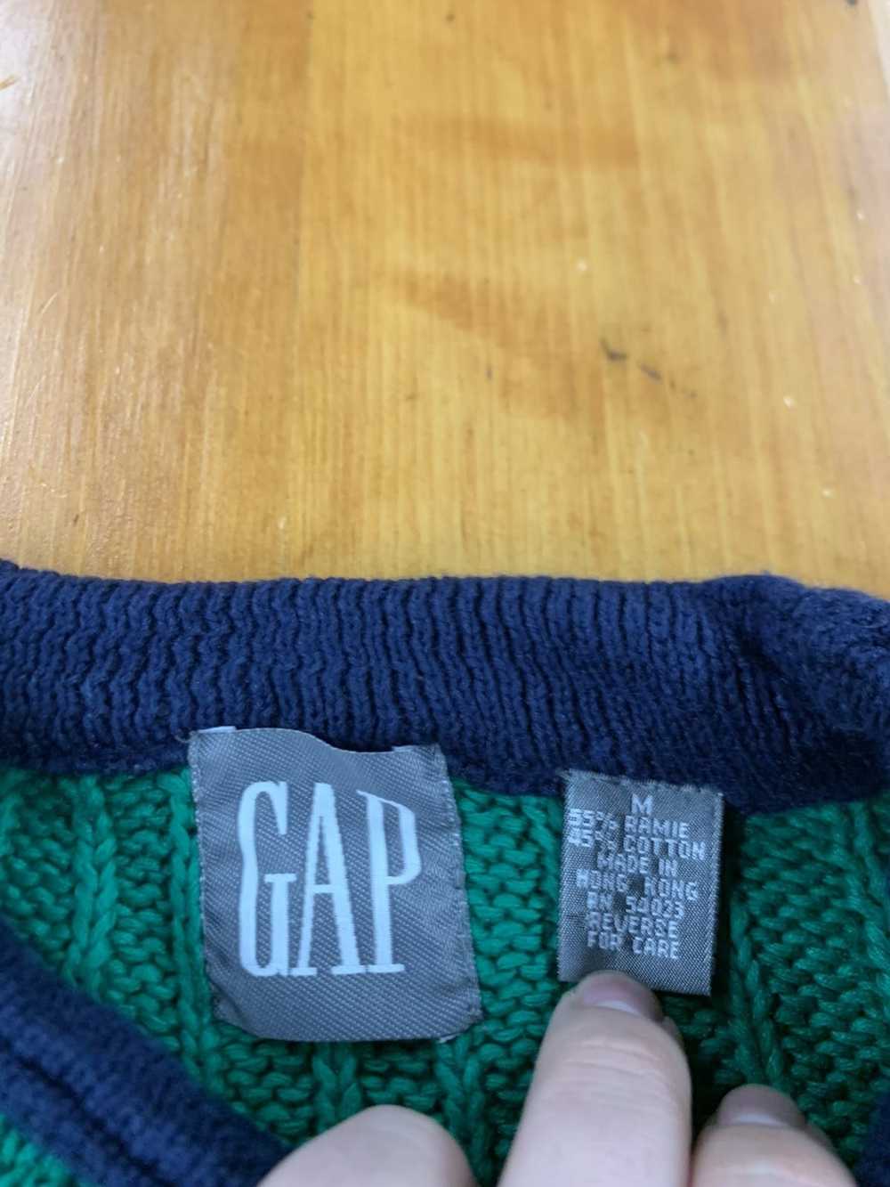 Coloured Cable Knit Sweater × Vintage Vintage Gap… - image 2