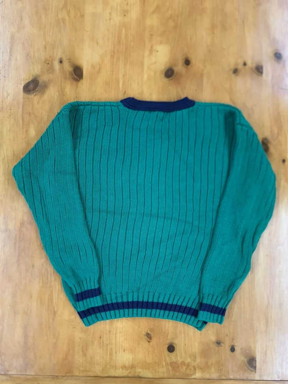 Coloured Cable Knit Sweater × Vintage Vintage Gap… - image 4