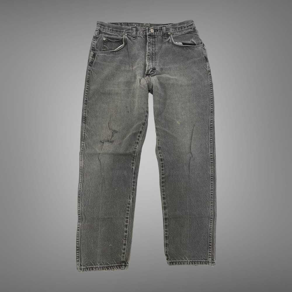 Vintage × Wrangler Vintage 1980s wrangler faded d… - image 1