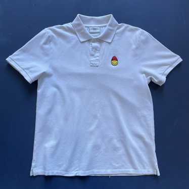 AMI Polo Shirt Pique Cotton Smiley Logo - image 1