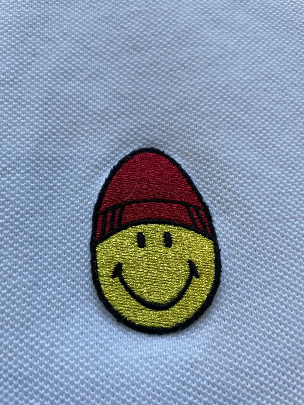 AMI Polo Shirt Pique Cotton Smiley Logo - image 4