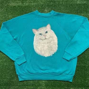 Vintage 1980's cats sweatshirt - Gem