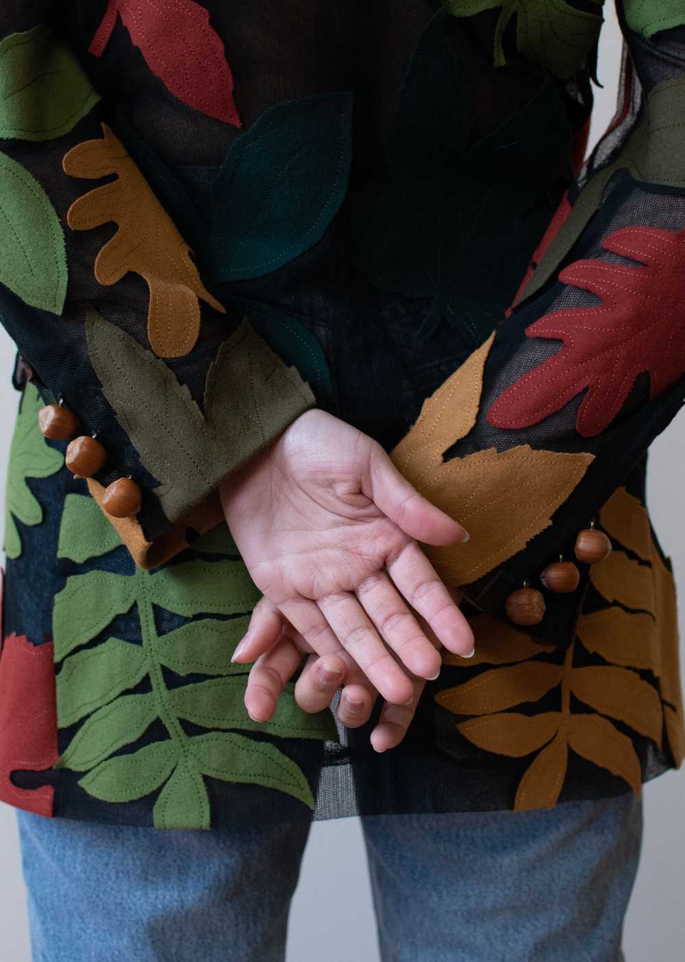 1990s Leaf Blazer | Moschino Cheap & Chic - image 6