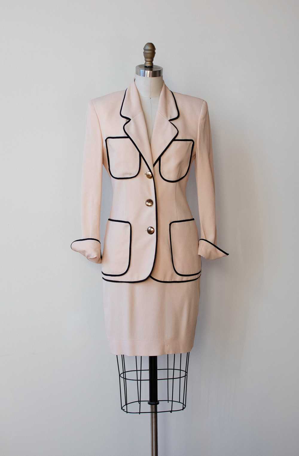 1980s Cream Suit | Moschino Cheap & Chic - image 2