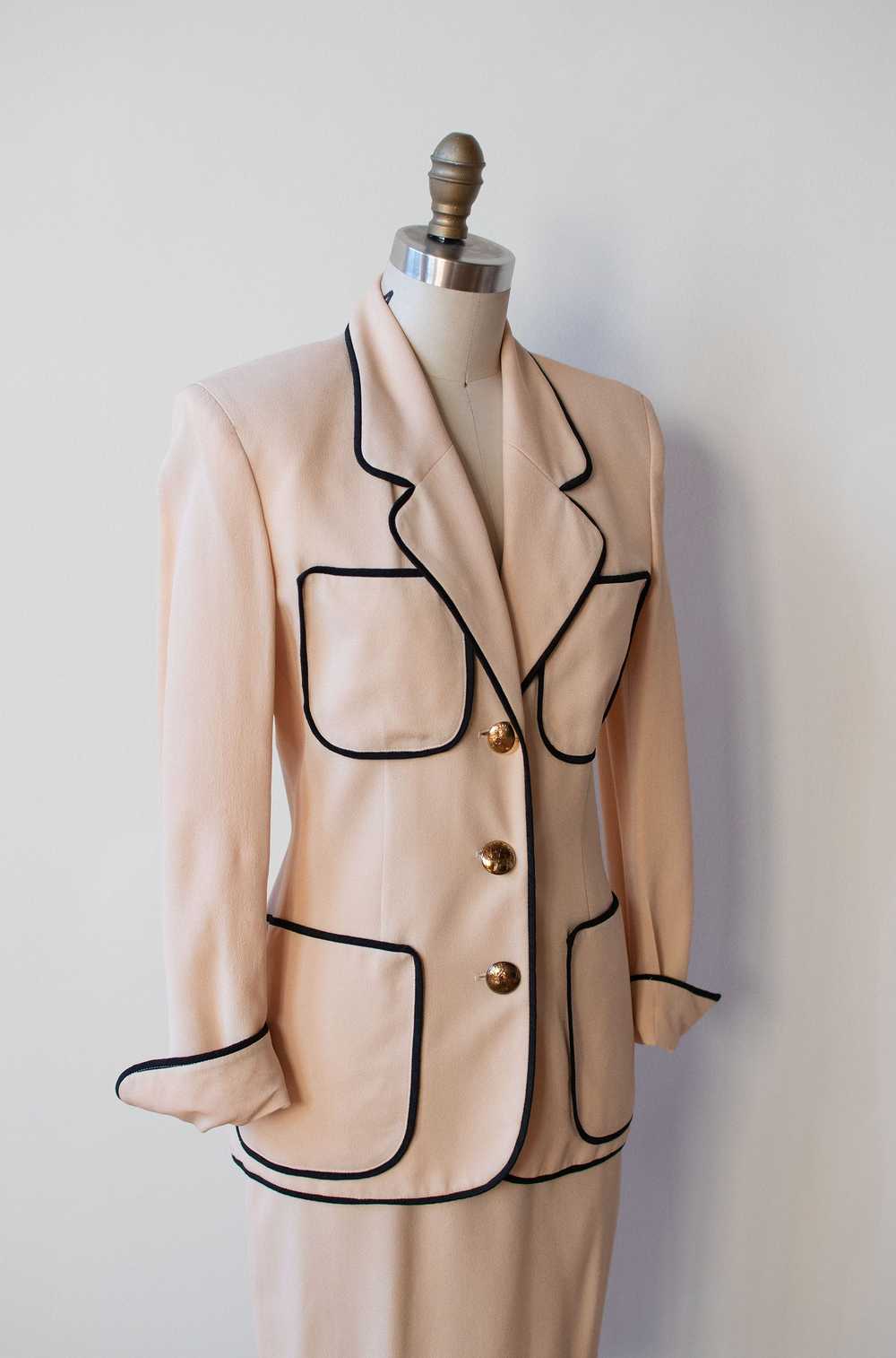 1980s Cream Suit | Moschino Cheap & Chic - image 3