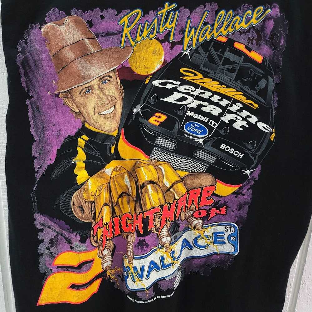 Vintage Vintage Rare 1990s Rusty Wallace Nightmar… - image 3