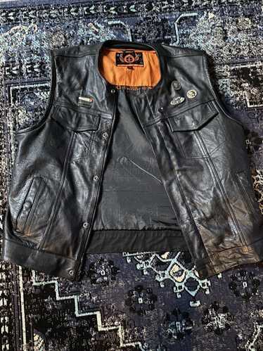 Leather Jacket × Vintage BIKERS Leather Vest Jacke