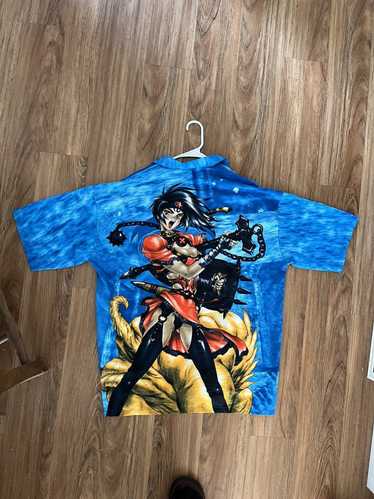 Vintage Masamune Shirow Cybergirls Button Up