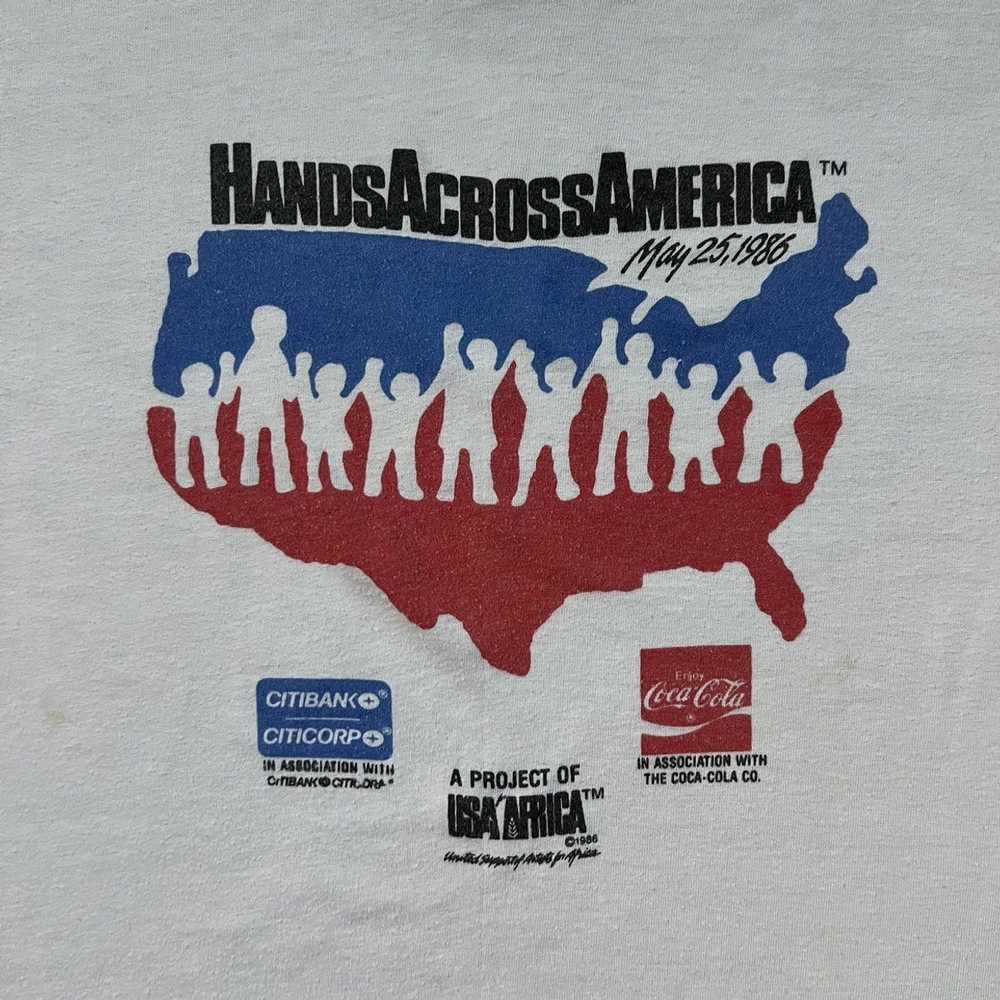 Made In Usa × Vintage Vintage Hands Across Americ… - image 2
