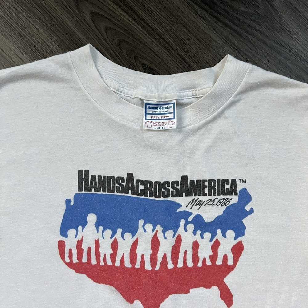 Made In Usa × Vintage Vintage Hands Across Americ… - image 5