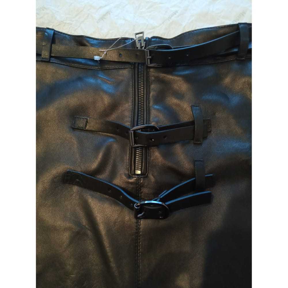 Tom Ford Leather mid-length skirt - image 6