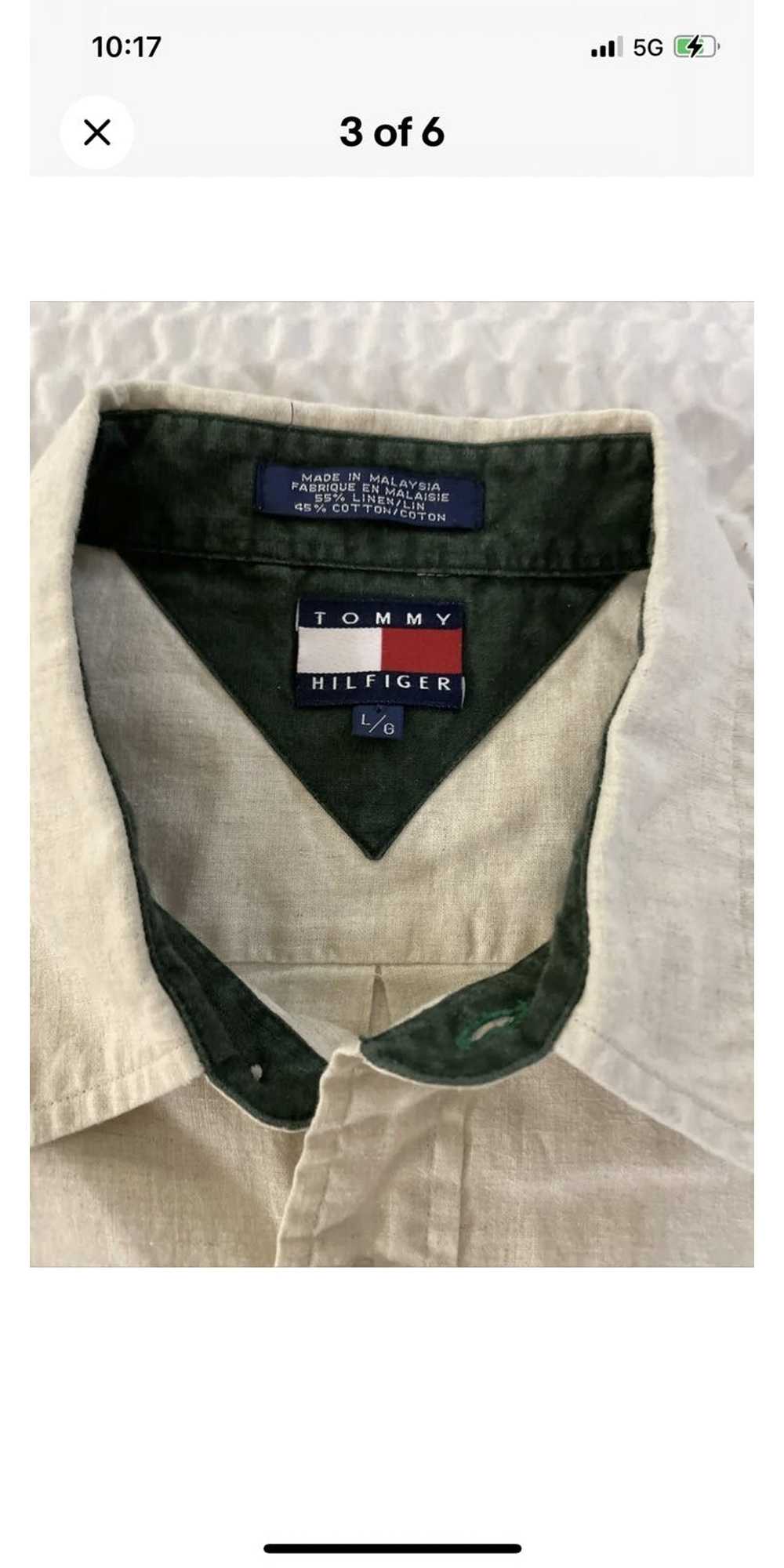 Tommy Hilfiger × Vintage Vintage Short Sleeve Cre… - image 4