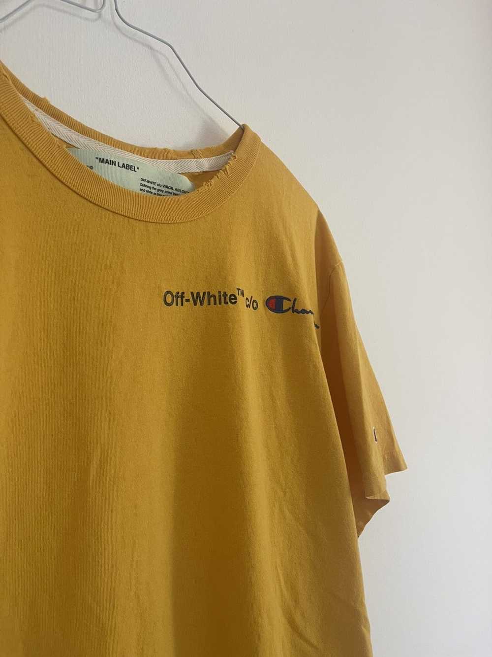 Champion × Off-White Off white X champion yellow … - image 7