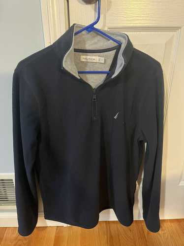 Nautica Navy blue nautica quarter zip fleece