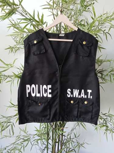 Vintage Swat outlet System Japan Multi Pocket Shirt Longsleeve Black Size S