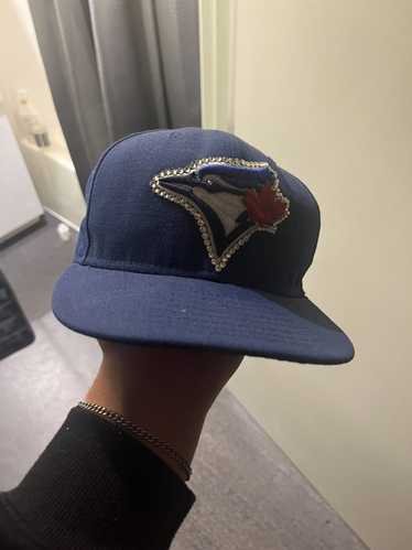 New Era Blue MLB Toronto Blue Jays Fitted Hat Size Medium Large Winter Flap