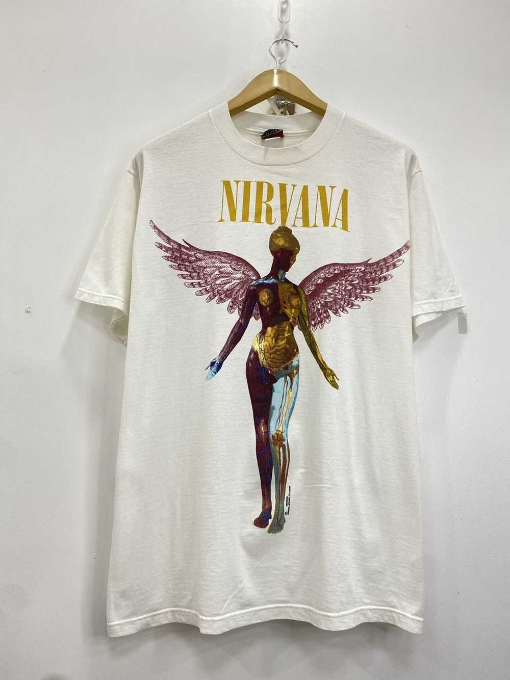 Band Tees × Kurt Cobain × Nirvana Vintage Nirvana… - image 1