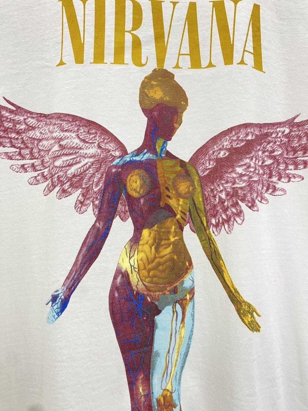 Band Tees × Kurt Cobain × Nirvana Vintage Nirvana… - image 2