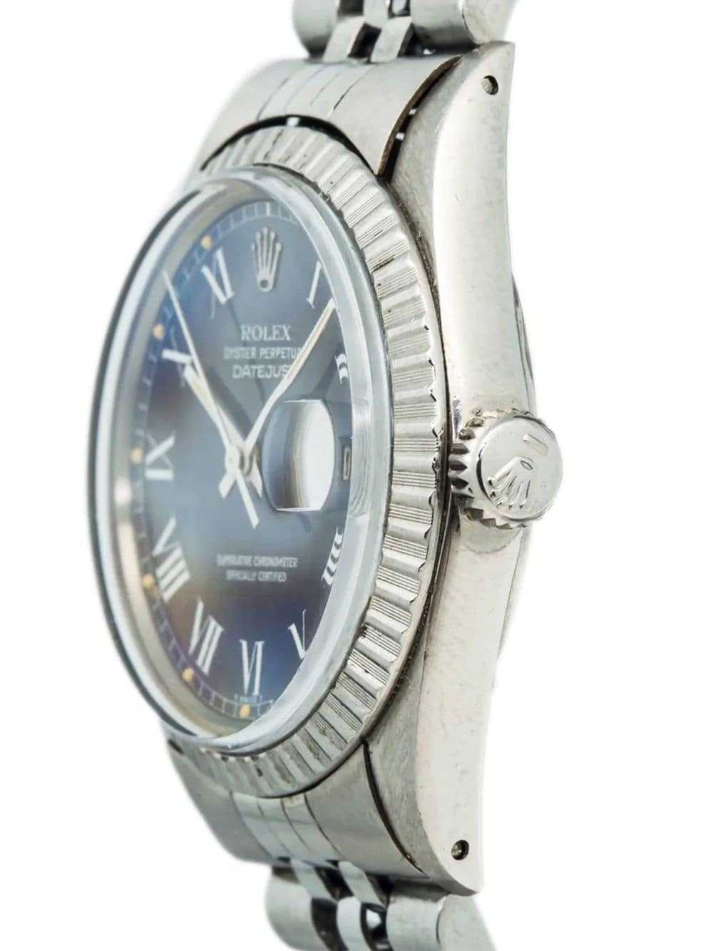 Rolex pre-owned Datejust 36mm - Blue - image 3