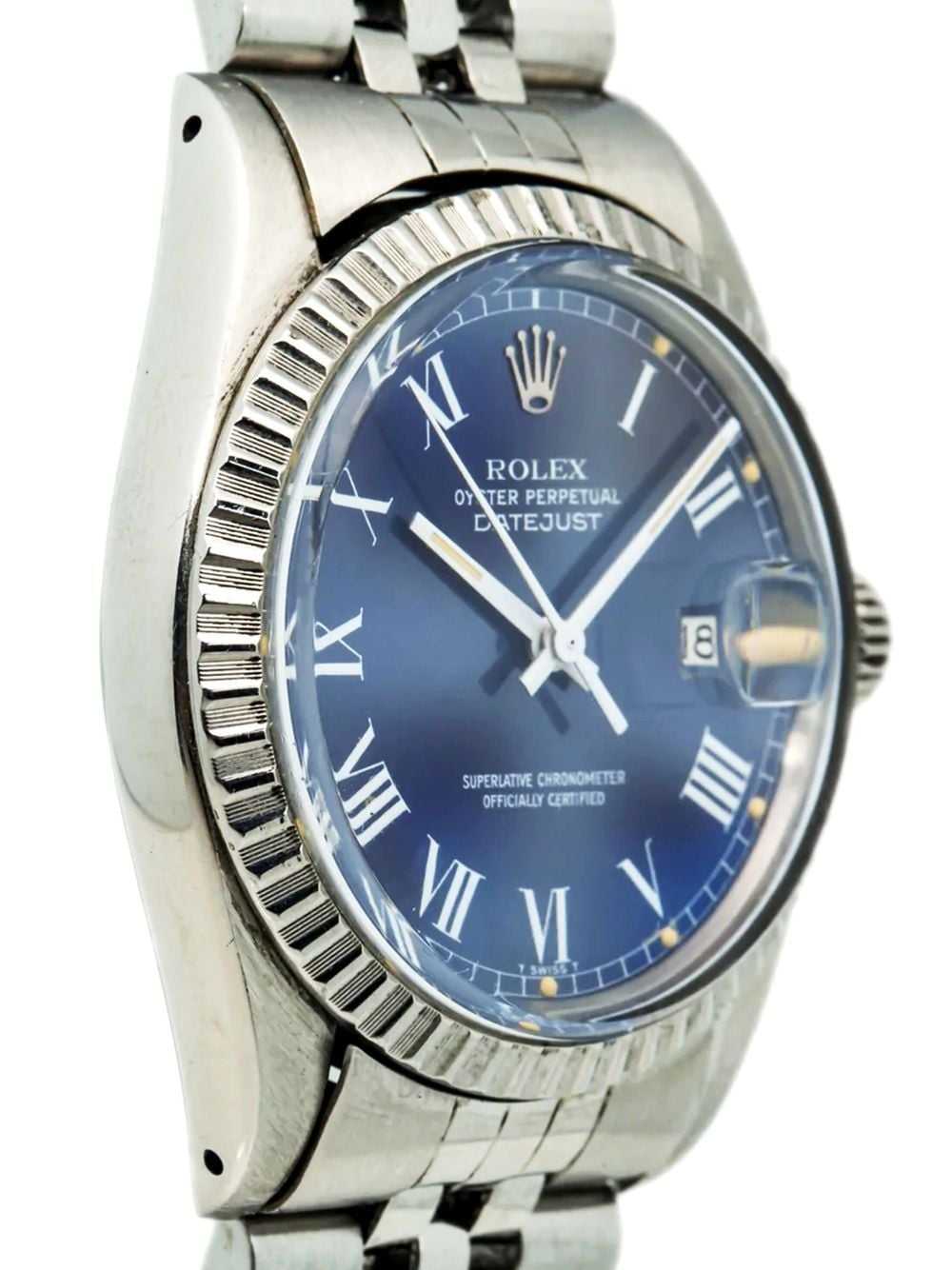 Rolex pre-owned Datejust 36mm - Blue - image 4