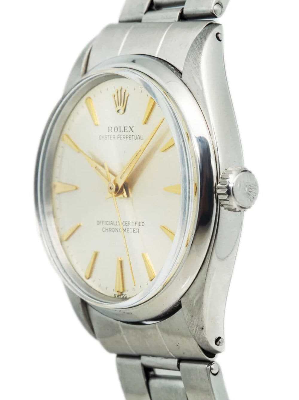 Rolex pre-owned Oyster Perpetual 34mm - Silver - image 2
