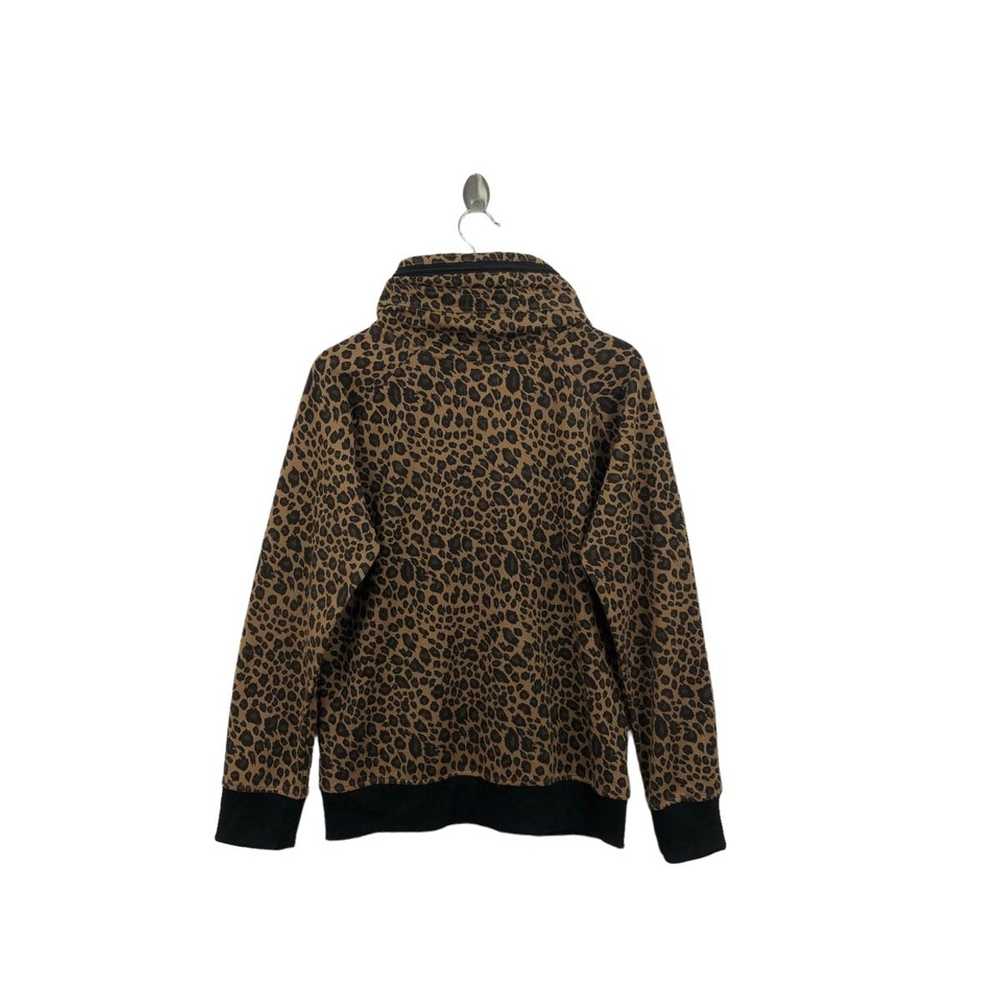 Vintage Pick!! Vtg DOUBLE FOCUS Leopard Hoodie Sw… - image 2