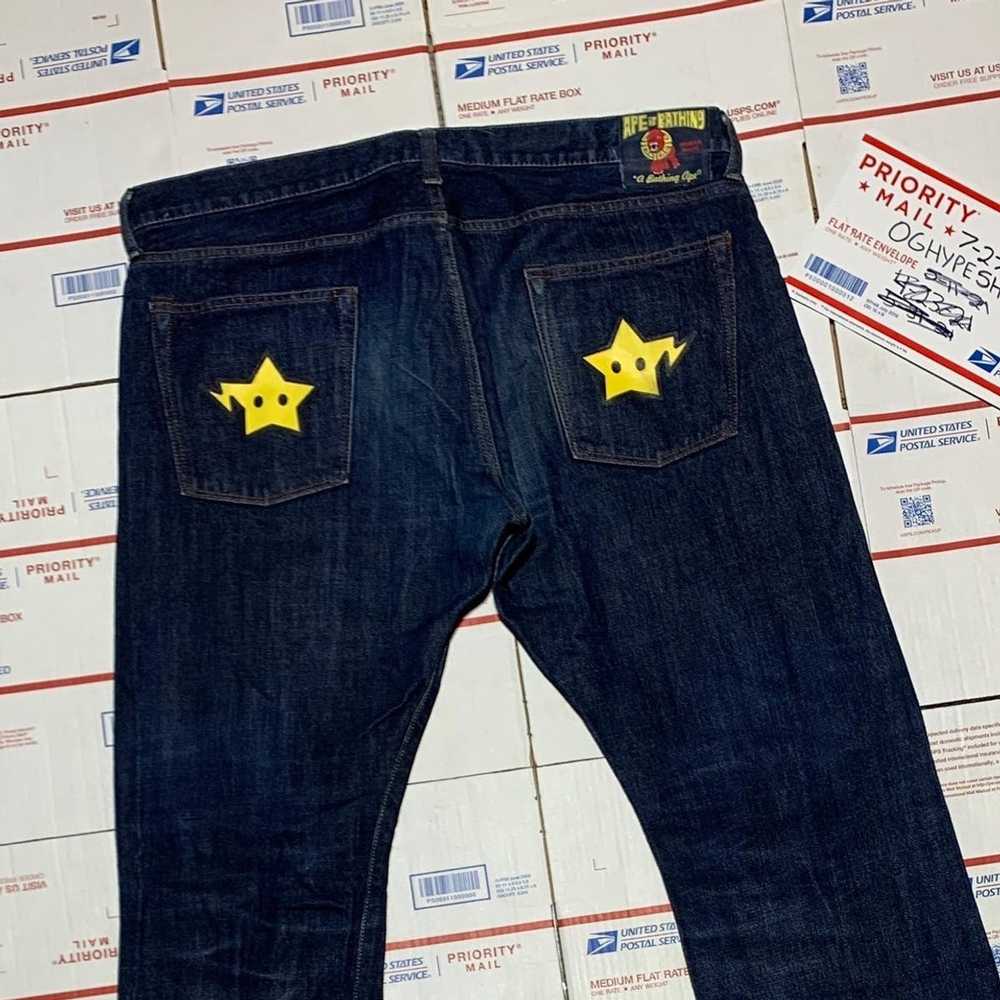 Bape OG Bape Milo Star Jeans - image 1