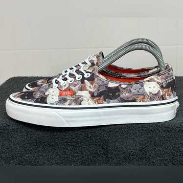 Vans Vans ASPCA Shoes Size 8.5 Canvas Kitten Cats… - image 1