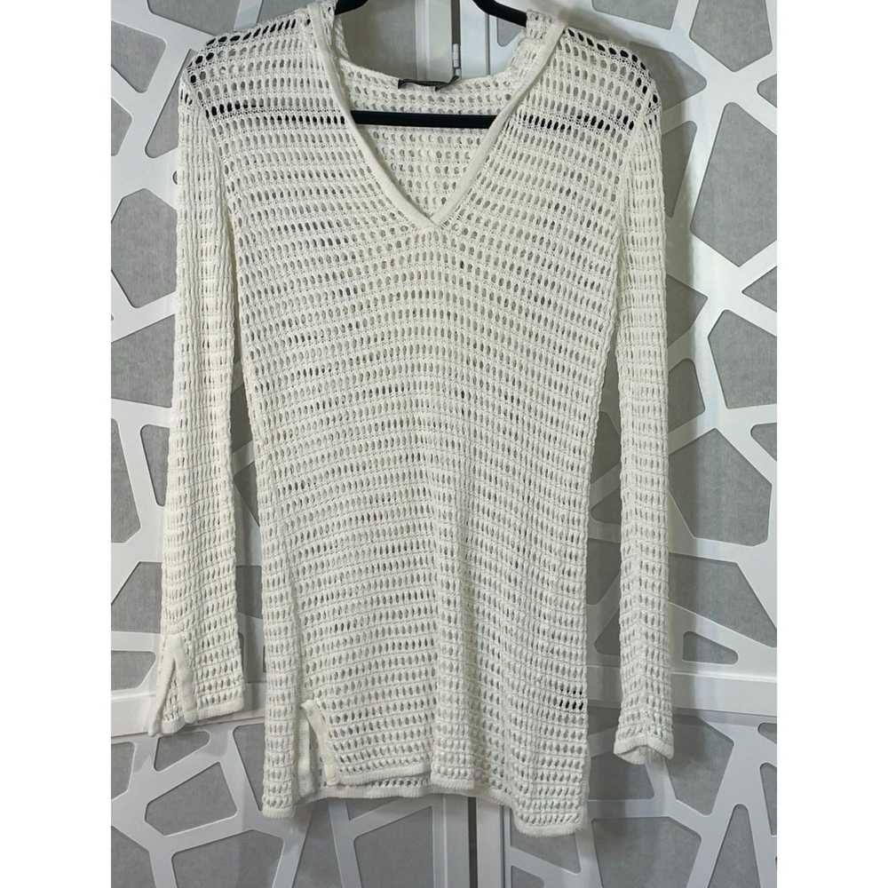 Other Limited Sm Linen Blend Hooded Sweater - image 2