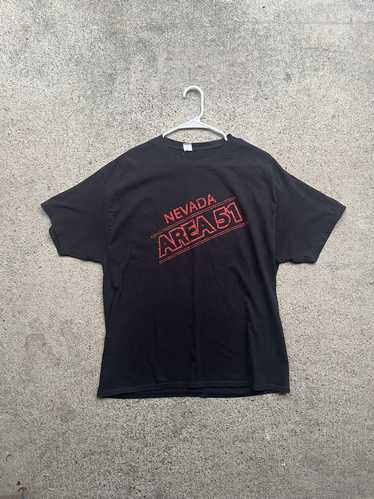 Streetwear × Vintage Vintage Black/Red Area 51 Shi