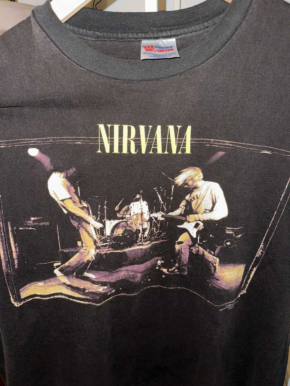 Band Tees × Vintage Vintage 90’s Nirvana Band Tee… - image 2