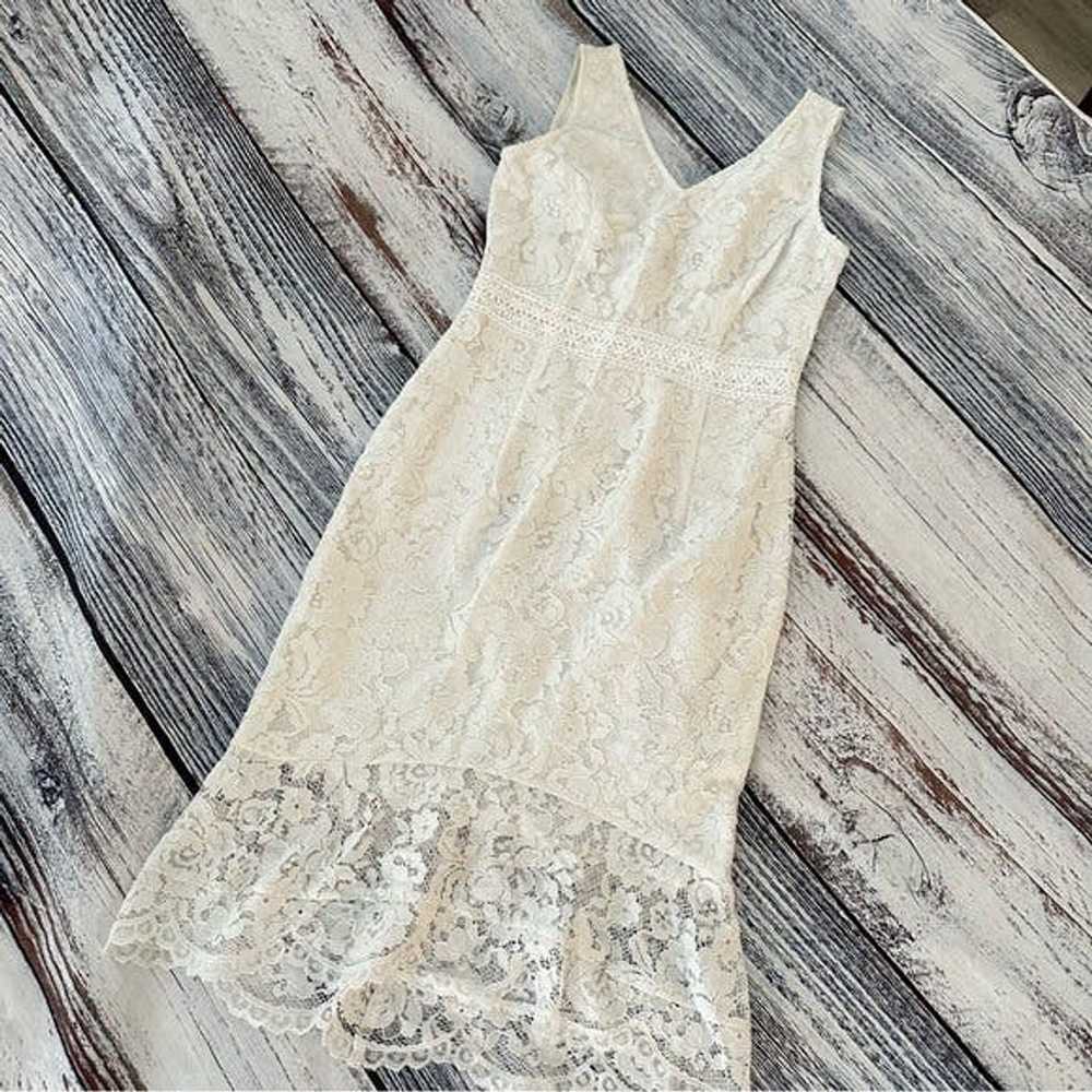 Other Nanette Lepore White Lace Mermaid Dress - image 2