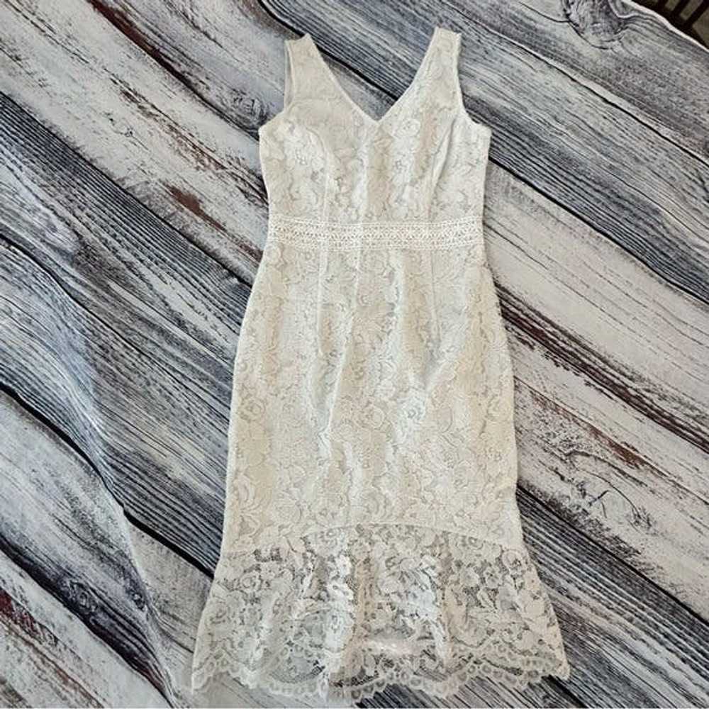Other Nanette Lepore White Lace Mermaid Dress - image 7