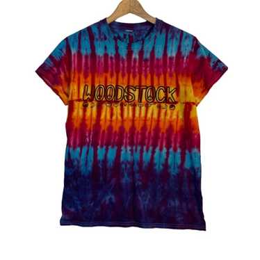 Vintage Vintage Woodstock Tie Dye T-shirt - image 1