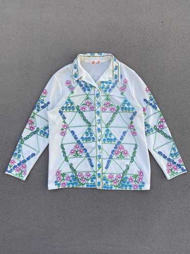 Vintage Vintage Floral Overshirt Smartique [Medium