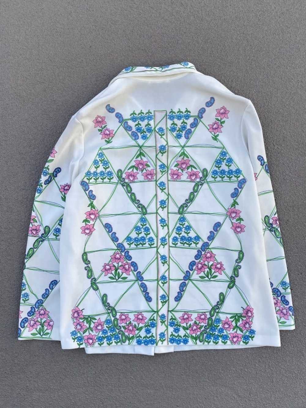 Vintage Vintage Floral Overshirt Smartique [Mediu… - image 4