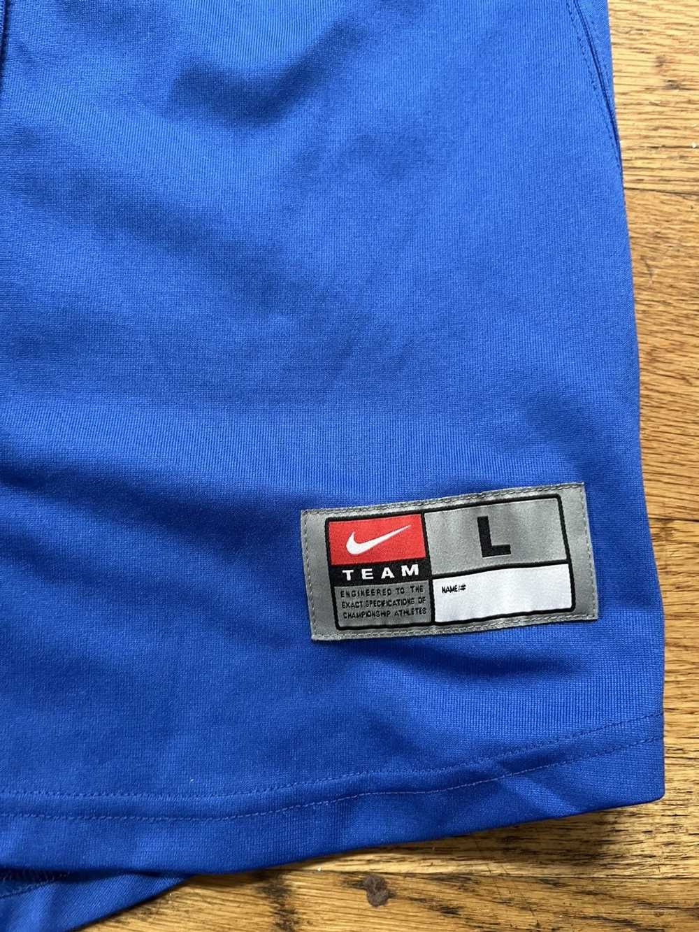 Nike Nike Blue Mesh Paneled Baseball Jersey - image 4